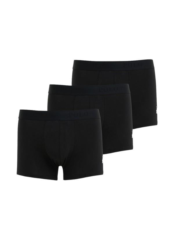 Polo Boxer Basic Knit  Pack Black